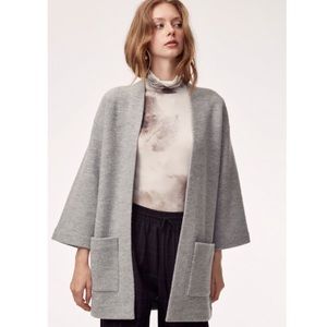 Aritzia Wilfred Brullon Sweater in Light Gray